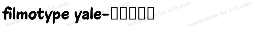filmotype yale字体转换